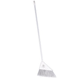 Broom with stick white & grey